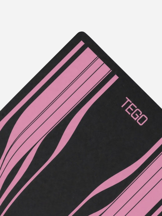 Tego Core Yoga Mat - Moment Edition - Hour - Black 8mm Premium TPE 8mm Tego